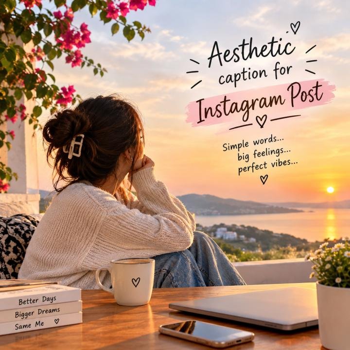 Aesthetic caption for instagram post