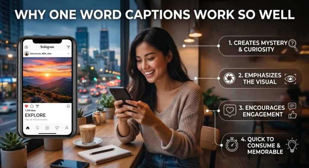 one word caption